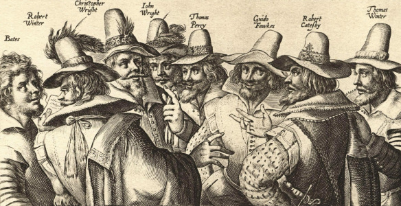 Figure 1: Gunpowder plot conspirators. From http://en.wikipedia.org/wiki/Guy_Fawkes#mediaviewer/File:Gunpowder_Plot_conspirators.jpg