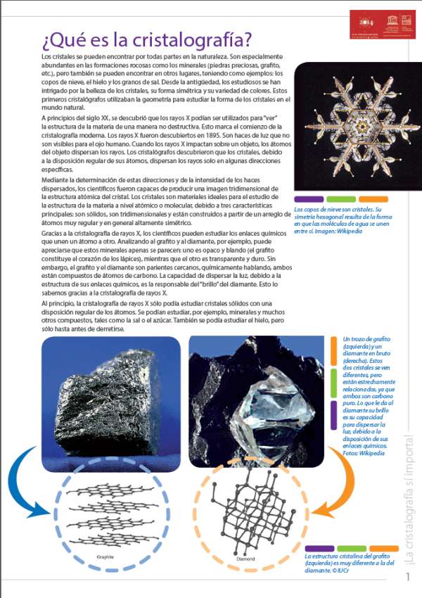 [Crystallography Matters brochure]