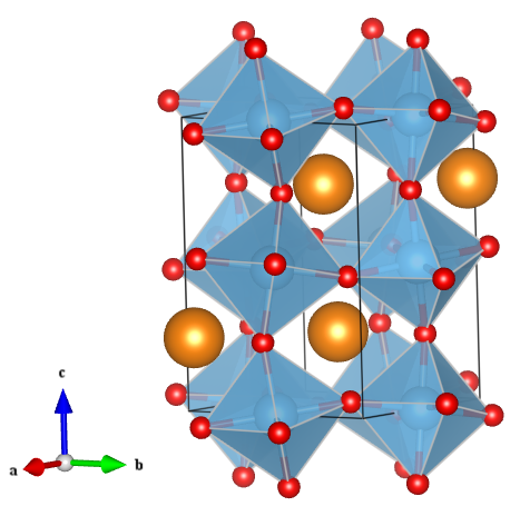Image generated by the VESTA (Visualisation for Electronic and STructual analysis) software http://jp-minerals.org/vesta/en/ 