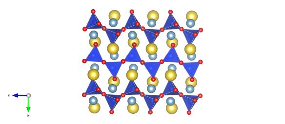 Image generated by the VESTA (Visualisation for Electronic and STructural analysis) software http://jp-minerals.org/vesta/en/