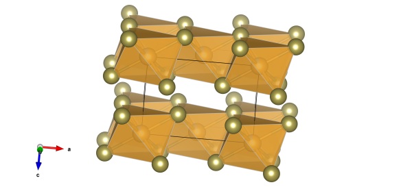 Image generated by the VESTA (Visualisation for Electronic and STructural analysis) software http://jp-minerals.org/vesta/en/