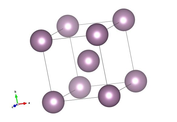 Image generated by the VESTA (Visualisation for Electronic and STructural analysis) software http://jp-minerals.org/vesta/en/