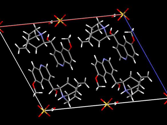 Image generated by the Mercury crystal structure visualisation software http://www.ccdc.cam.ac.uk/Solutions/CSDSystem/Pages/Mercury.aspx