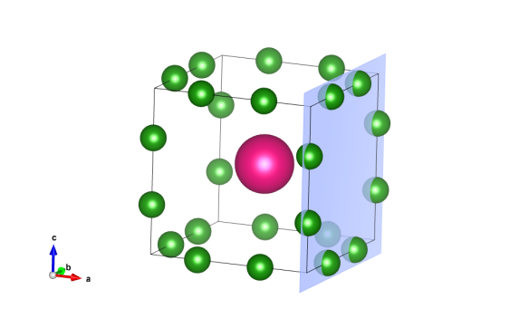 Image generated by the VESTA (Visualisation for Electronic and STructural analysis) software http://jp-minerals.org/vesta/en/