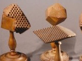 [wooden crystal models]