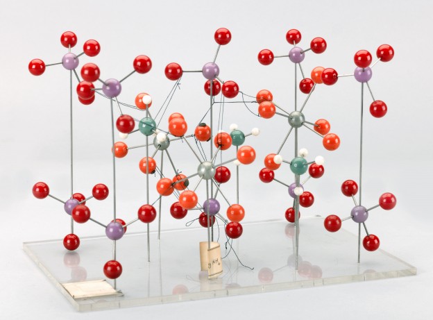 [crystal structure model by Kathleen Lonsdale, 1966]