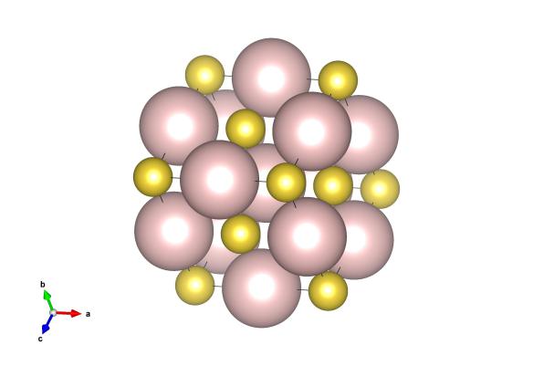 And this shows the relative scattering of the heavy hydrogen (pink) and sodium atoms (yellow) to neutron diffraction.