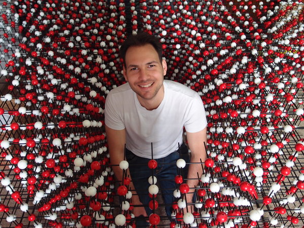 World's largest crystal structure and organiser Robert Krickl